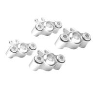 Replace 7034 Alloy Front Rear Axle Carriers Knuckle Arm for RC Car 1/16 for Tr-axxas Mini E-Revo 71054 71076 Slash 70054 Summit 72054(Silver-4Pcs)