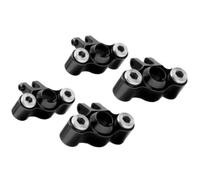 Replace 7034 Alloy Front Rear Axle Carriers Knuckle Arm for RC Car 1/16 for Tr-axxas Mini E-Revo 71054 71076 Slash 70054 Summit 72054(Black-4Pcs)