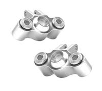 Replace 7034 Alloy Front Rear Axle Carriers Knuckle Arm for RC Car 1/16 for Tr-axxas Mini E-Revo 71054 71076 Slash 70054 Summit 72054(Silver-2Pcs)