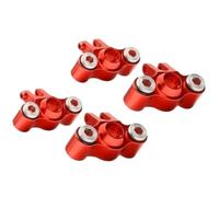 Replace 7034 Alloy Front Rear Axle Carriers Knuckle Arm for RC Car 1/16 for Tr-axxas Mini E-Revo 71054 71076 Slash 70054 Summit 72054(Red-4Pcs)