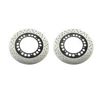 Replace Brake Disk Motorcycle Front Brake Discs Disks For Y-AMAHA V MAX 1200CC VMX 1200 V-Max 1985 1986 1987 1988 1989 1990 1991 1992(Black- Silver)