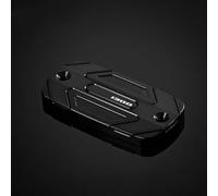 Replace Cap CNC Aluminum Motorcycle Front Brake Fluid Reservoir Oil Cup Cap Master Cylinder Cover For H-onda CB1300 For Super Four SP 2023 2024(Black- Silver)