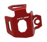 Replace Cap For Y-AMAHA MT25 MT-25 Motorcycle CNC Rear Brake Fluid Tank Reservoir Guard Cover Oil Cap Protector(Black- Silver)
