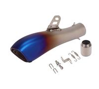 Replace Exhaust 1pcs For H-onda CBR500 CB400 For KAWASAKI Z800 Universal 60mm Modified Motorcycle Exhaust Pipe Muffler Slip On(Multi-colored)