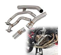 Replace Exhaust For H-onda CRF1100L CRF1100 For Africa Twin Stainless Front Mid Link Pipe 51MM Off Road Moto Motorcycle Exhaust