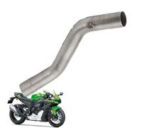 Replace Exhaust For Kawasaki ZX6R 2009-2021 2020 2019 2018 2017 2016 Motorcycle Exhaust Middle Pipe Stainless Steel Connection