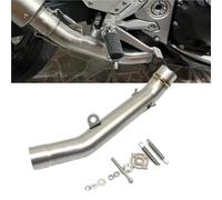 Replace Exhaust Middle Link Pipe For KAWASAKI Z800 2013-2016 2015 2014 Stainless Steel Motorcycle Exhaust Muffler