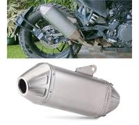 Replace Exhaust Motorcycle Muffler Exhaust Pipe For H-onda CRF250 CRF300 For RALLY CRF150 For KAWASAKI ZX4R Z400 For BMW F850 F750 S1000RR(Chrome)