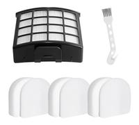 Replace For Shark PowerDetect, 3 Pack Vacuum Filter + 1 Hepa Filter Compatible with Shark DuoClean Detect AZ3900UKT AZ3900UKTBK Anti Hair Wrap Plus Upright Corded Pet Vacuum Cleaner