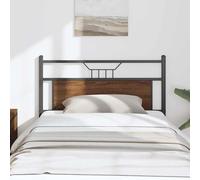 Replace Headboard Brown Oak 100 cm Engineered Wood and Steel