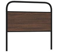 Replace Headboard Brown Oak 100 cm Steel and Engineered Wood