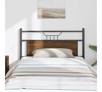 Replace Headboard Brown Oak 107 cm Engineered Wood and Steel