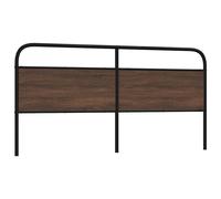 Replace Headboard Brown Oak 190 cm Steel and Engineered Wood