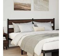 Replace Headboard Brown Oak 200 cm Steel and Engineered Wood