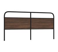 Replace Headboard Brown Oak 200 cm Steel and Engineered Wood