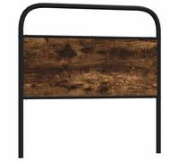 Replace Headboard Smoked Oak 100 cm Steel and Engineered Wood