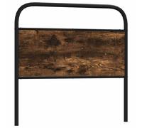 Replace Headboard Smoked Oak 107 cm Steel and Engineered Wood
