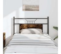 Replace Headboard Smoked Oak 75 cm Engineered Wood and Steel