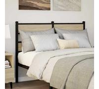 Replace Headboard Sonoma Oak 120 cm Iron and Engineered Wood