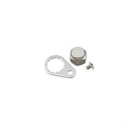 Replace Old or Broken Handle Baitcasting Fishing Reel Screw Nut Locking Cap for Left/Right, Made of High Strength Aluminum Alloy (Left Silver)