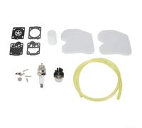 Replace Parts Carb Kit Air Fuel Filter Compatible with For McCulloch CS340 CS380 Chainsaw Line Bulb Replacement Set Fuel Line Primer Bulb Garden Tool Accessories