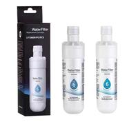 Replace Refrigerator Water Filter, Compatible For LG, ADQ74793501, ADQ75795105, AGF80300704 AGF80300705 1-6 Pcs Refrigerator filtered water(2pcs)