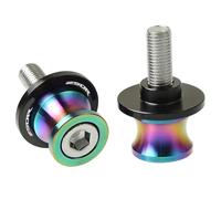 Replace stand 8mm Swingarm Stand Screws Motorcycle Swing Arm Spools Sliders Bobbins For H-onda CBR250R 2011 2012 2013 2014 2015 2016 2017 2018(Multicolor)