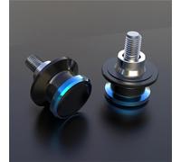 Replace stand Motorcycle Swing Arm Sliders Spools Stand Screw Mount Bracket 10MM For CFMOTO 650MT 650GT 700MT 800MT 1250TR-G(BlackBlue2)