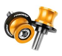 Replace stand Motorcycle Swing Arm Spools Slider Stand Bobbins 6MM For Y-AMAHA TDM900 TDM 900 2004 2005 2006 2007 2008 2009 2010-2014(Yellow)
