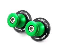 Replace stand Motorcycle Swing Arm Spools Slider Stand Bobbins 8MM For SUZUKI V-Strom650 DL650 DL1000 VStrom 650 1000 1050 XT 800 DE(Green)