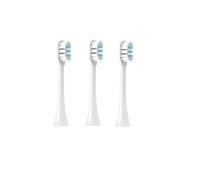 Replaceable Brush Heads,Compatible for XIAOMI MIJIA T301 T302 Soft Clean Bristle White Blue Nozzles(3 White)