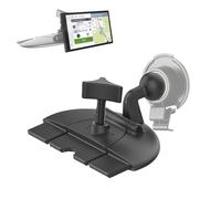 Replaceable CD Slot Car GPS Navigator Holder Base Apple Carplay Car Stereo Mount 17.2mm Ball Joint Phone Holder Portable Bracket for CD Slot