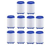 Replaceable Filter Cartridges, 360 Degree Rotating Faucet Water Filter,Sink Filter Elements PP Cotton and Mineralized Sphere for Water Double Filtration for Bathroom and Kitchen(10 Pack)