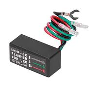 Replaceable Flash Relay for LED Lights on Cars and Motorcycles, DOP-3X 12VDC 20A Flasher Relay, Easy Installation, Prevents Super-Flashing, Ideal for LED Turn Signals