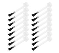 Replaceable Nail Brush Plastic 80pcs for Gel Polish Bottle Use | Soft Bristles, Clean Application and Even Coats, for Salon Work, Mobile Services, Top Coat