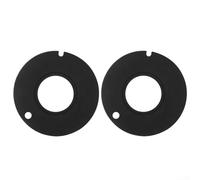 Replaceable RV Toilet Rubber Bowl Seal Kit for Dometic Vacuflush| Parts 385311462 385316140| Leak-Proof Gasket for Models 506 510 511H| Black| 2 Pack