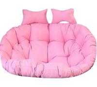 Replaceable Washable Double Egg Chair Cushion for Outdoor Swing Perfect for Patios Balconies Backyards & HammocksComfortable & Disassemblable Design