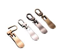 Replaceable Zipper Pull Detachable Zipper Puller Replacement Tab Zippers Head Sliders Repair Kit for Suitcases Bags Clothing DIY Sewing Craft(Antique Brass)