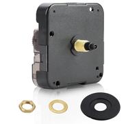 Replacement 12888 Silent Quartz Mechanism Wall Clock Motor Battery Operated DIY Repair Parts Kit Axis Length 16mm No Hands Shaft No Ticking Precise Sweep