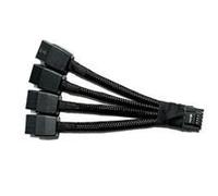 Replacement 12VHPWR 12+4Pin PCIE 5.0 to 4x8Pin (6+2P) Power Cable 10cm Braided