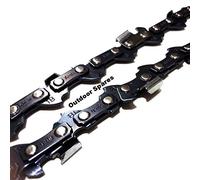 Replacement 14" Chain For Ryobi Chainsaws 52 Drive Link .050" / 1.3MM Gauge (x2)