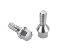 Replacement 14x1.5 Extended Silver Lug Bolts Wheel Hub Bolt 17mm Hex 28mm /35mm/40mm/45m(40mm Length)