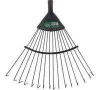 Replacement 16 Tooth Lawn Rake Head Garden Carbon Steel Grass Leaves Leaf Lawn