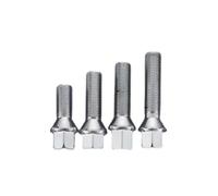 Replacement 17mm Hex Cone Seat Wheel Lug Bolt Shank Length 28mm/35mm/40mm/45mm M14x1.5 .25 Sliver(Shank 28mm 10pcs,M14x1.5)
