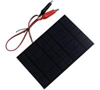 Replacement 25W 5V Solar Charging Panel Space-Saving Polycrystalline Energy-Cell Module With for alligator Clips For Garden Lamp Small Device Install