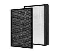 Replacement 2IN1 Active Carbon True H13 Allergy Filter for XD6220U0 PU2530 PU2532U0,Compatible for Rowenta,Pure Air Essential
