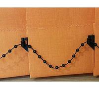 Replacement 3.5inch (89mm) Black Weights For Vertical Blinds- Chains Option (50pcs, Including Chain)