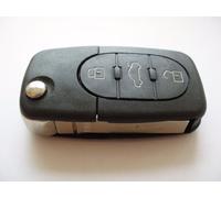 Replacement 3 Button Flip Key Fob Case for Audi A3 A4 A6 A8 TT 3 Button Remot.