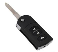 Replacement 3 Button Key Shell for Mazda 2 3 5 6 8 RX8 MX5 Uncut Compatible with CR1620