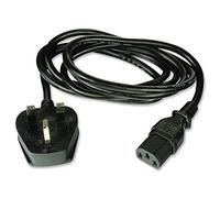 Replacement 3 Pin UK Plug for LED/LCD/Plasma Television Mains Lead Power Cable Cord compatible with Panasonic Viera TV Models TX-P50C3B, TX-P50X20B, TH50PZ81B